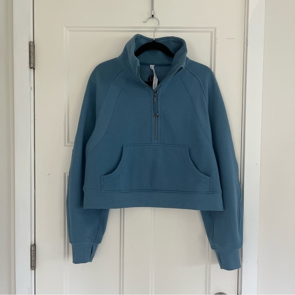 Lululemon Scuba Oversized Funnel Neck, M/L, Utility Blue - Picture 6 of 7
